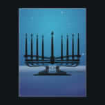 Menorah Postkarte<br><div class="desc">Original Artwork von Thedustyphoenix.</div>