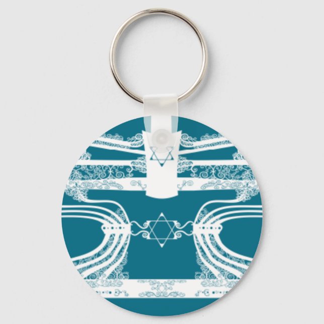 Menorah Schlüsselanhänger (Vorderseite)