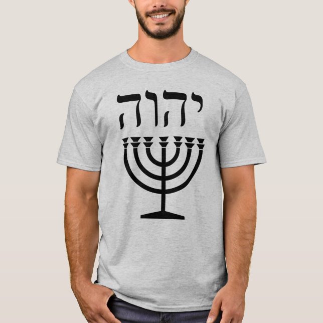 Menorah T-Shirt (Vorderseite)