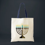 Menorah Tasche<br><div class="desc">Fügen Sie eine Herzenswärme Ihrem Feiertag schlepping hinzu.</div>