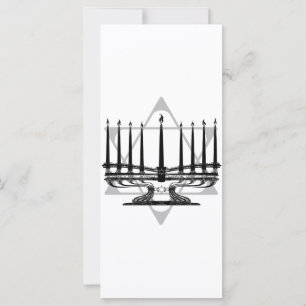 Menorah und Star