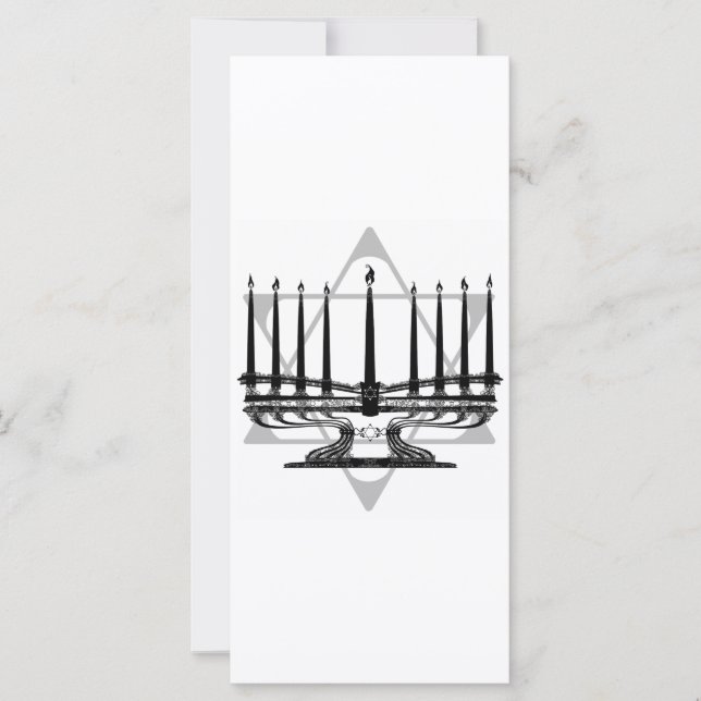 Menorah und Star (Vorderseite)