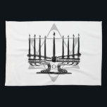 Menorah und Stern I Geschirrtuch<br><div class="desc">Originalvorlage durch Thedustyphoenix. http://www/thedustyphoenix.com</div>