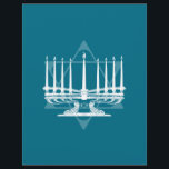 Menorah und Stern IV<br><div class="desc">Original Artwork von Thedustyphoenix: http://www/thedustyphoenix.com</div>