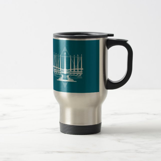 Menorah und Stern IV Reisebecher (Rechts)