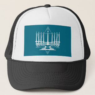 Menorah und Stern IV Truckerkappe