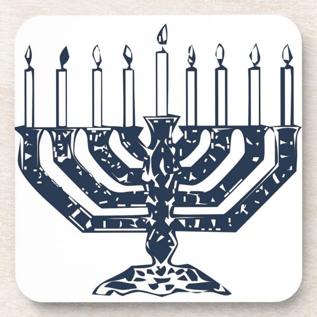 Menorah Untersetzer (Vorderseite)