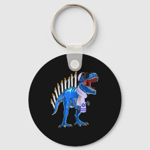 Menorasaurus Rex-Shirt T-Rex Dinosaur Chanukka Gif Schlüsselanhänger