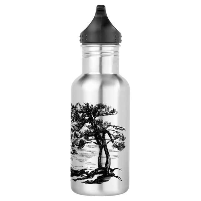 Menorca Beach Landskape Edelstahlflasche (Rechts)