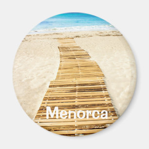 Menorca Boardwalk zum Meer Souvenir Magnet