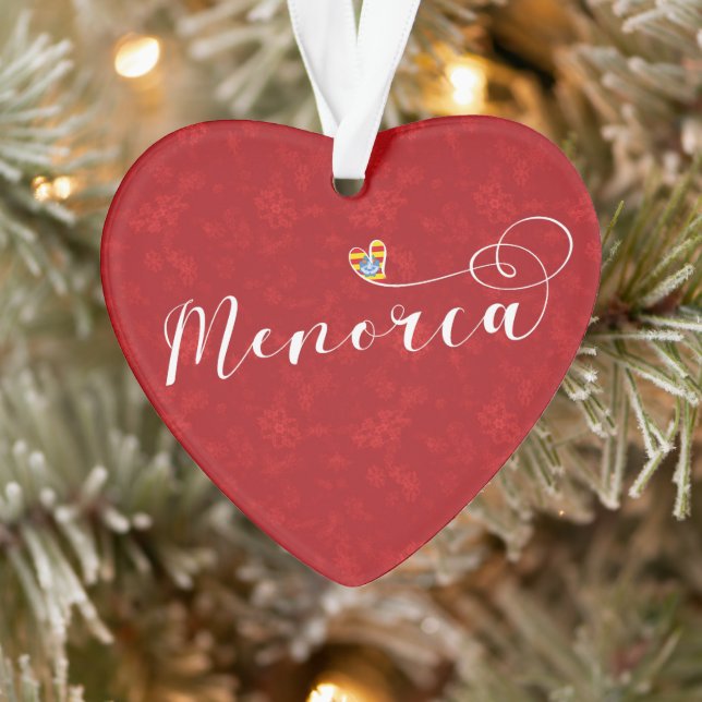 Menorca Flaggenherz, Balearen Ornament (Baum)