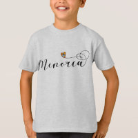 Menorca Flaggenherz, Balearen T - Shirt