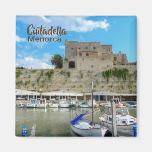 Menorca Hafen von Ciutadella Andenken Magnet