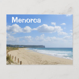 Menorca Son Bou Beach Postkarte