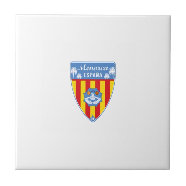 Menorca Spanien Fliese (Vorderseite)