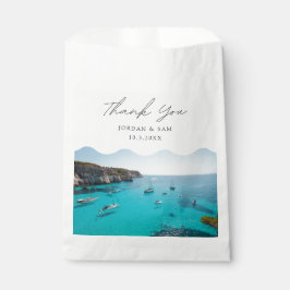 Menorca Spanien Hochzeit Personalisiert Geschenktütchen