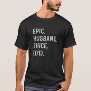 Mens 10. Hochzeitstag 10 Jahr - Epic Husba T-Shirt