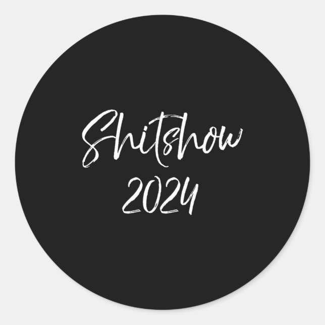 Mens 2024 Election Quote Sarcastic Litical Gift Sh Runder Aufkleber (Vorderseite)
