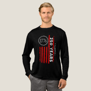 Mens 250. Jubiläum Amerika  Tri-Blend Shirt