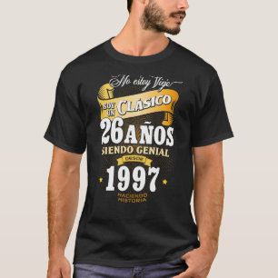 Mens 26. Geburtstagsgeschenk für Männer im spanisc T-Shirt