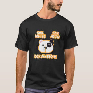 Mens 50 White 50 Asian 100 Phantastisch American F T-Shirt