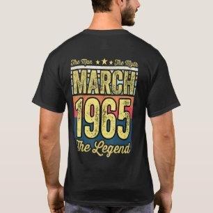 Mens 56. Geburtstag Der Mann der Mythos der Legend T-Shirt