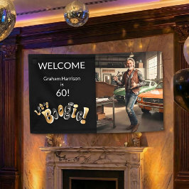 Men's 60th Birthday Party Photo Banner