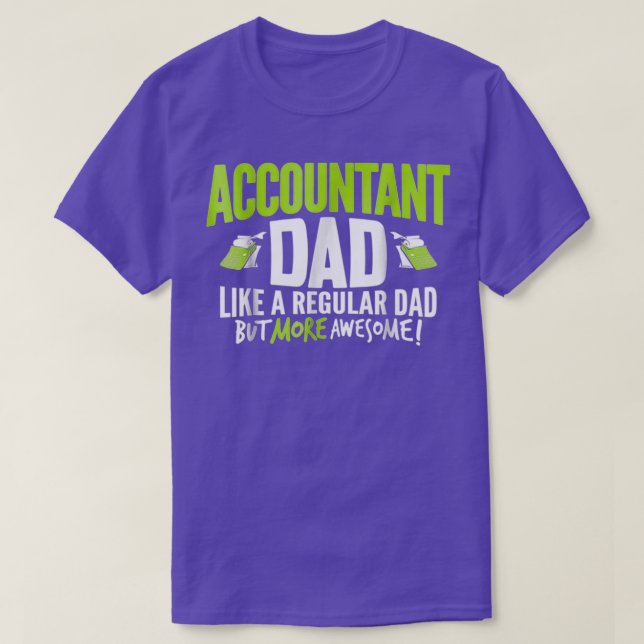 Mens Accountant Vater Vathage Day Funny Phantastis T-Shirt (Design vorne)