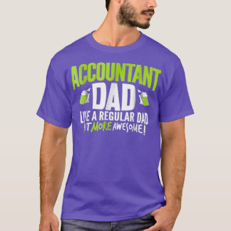 Mens Accountant Vater Vathage Day Funny Phantastis T-Shirt