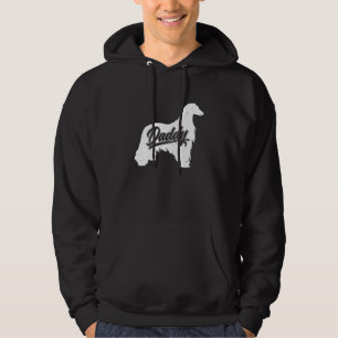 Mens Afghan Hound Daddy Dog Owner Papa Väter von Hoodie