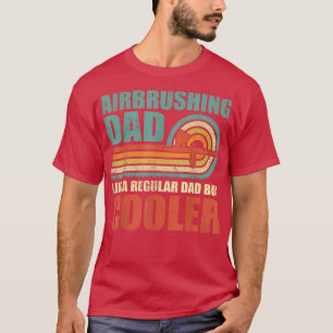 Mens Airbrushing Vater wie ein regelmäßiger Vater, T-Shirt