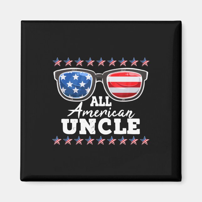 Mens All American UNCLE Men Magnet (Vorne)
