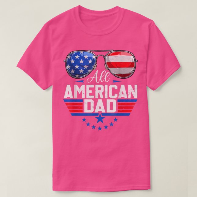 Mens All American Vater 4. Juli Top Vater Geburtst (Design vorne)
