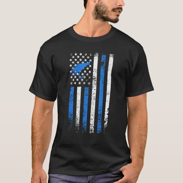 Mens American Fish Fish Fish Fish Junting Angler F T-Shirt (Vorderseite)