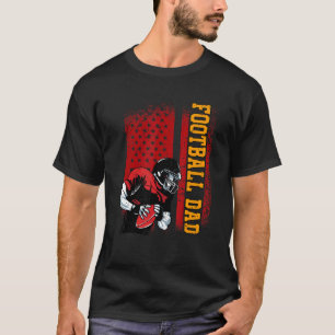 Mens American Football Vater Usa Team Sports Playe T-Shirt
