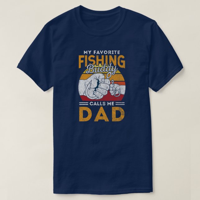 Mens Angel Sport Hobby Fishing Fishing Hook T-Shirt (Design vorne)
