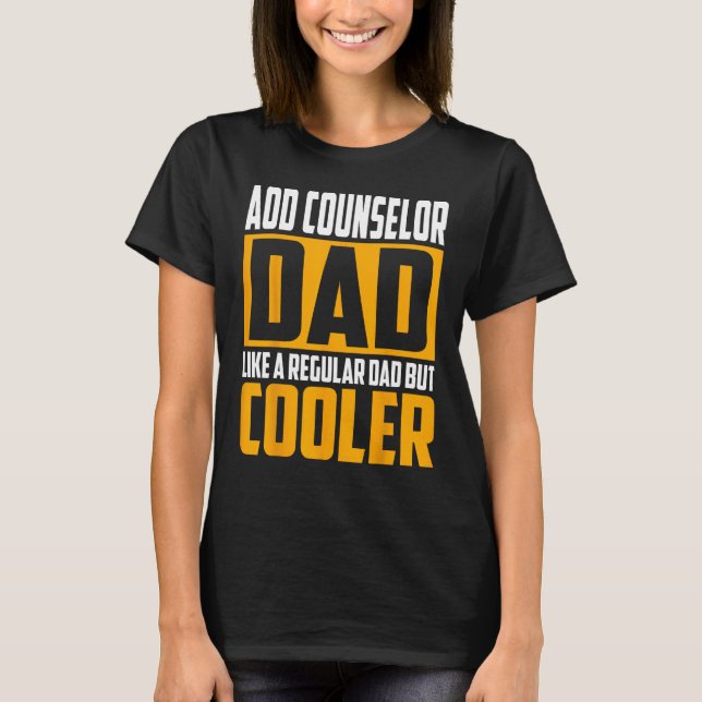 Mens Aod Counselor Vater Wie ein regelmäßiger Vate T-Shirt (Vorderseite)