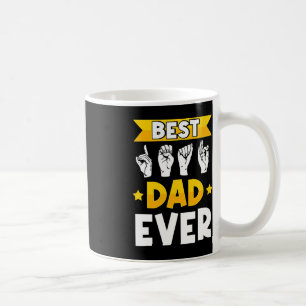 Mens ASL Sign Language Deaf Awareness and Deaf Vat Kaffeetasse