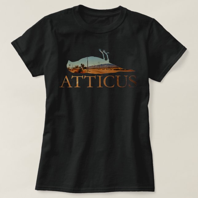 Mens ATTICUS Horizon Bird T Shirt (Foto Print) (Design vorne)