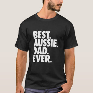 Mens Aussie Vater Australian Shepherd Dog Vater T-Shirt