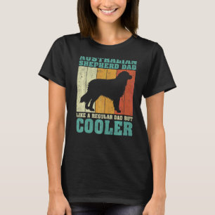 Mens Australian Shepherd Vater wie ein regelmäßige T-Shirt