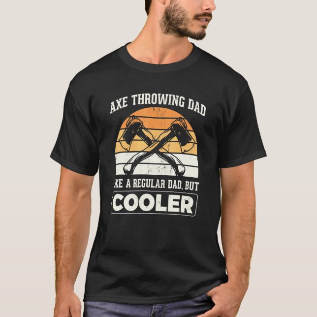 Mens Ax Vater Cooler Hatchet Thrower Ax T T-Shirt (Vorderseite)