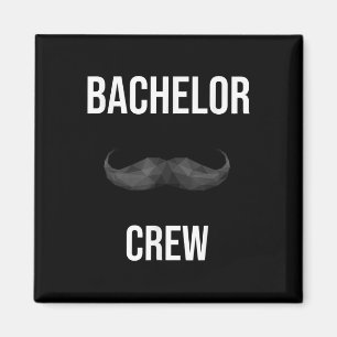 Mens Bachelor Crew Groom Bride Abend Bachelorett Magnet