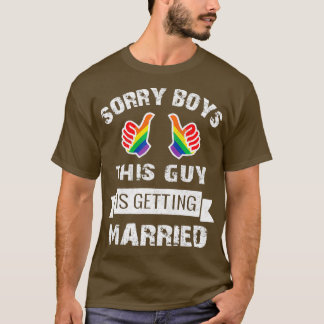 Mens BACHELOR Party LGBT Gay Pride Geschenk Groom  T-Shirt