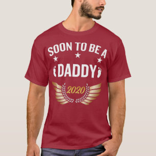 Mens bald ein Papa 2020 neuer Papa zu sein T-Shirt