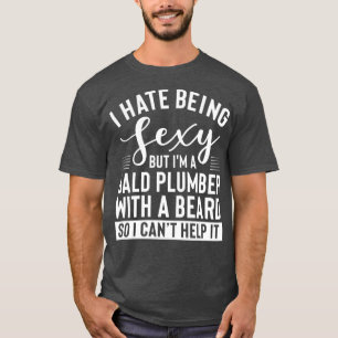 Mens Bald Plumber Beard Merch Great Ohrts T-Shirt