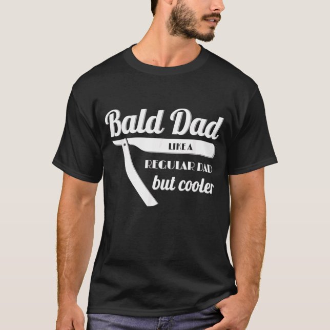 Mens Bald Vater Sprichwort für Bald Vater 1 T-Shirt (Vorderseite)