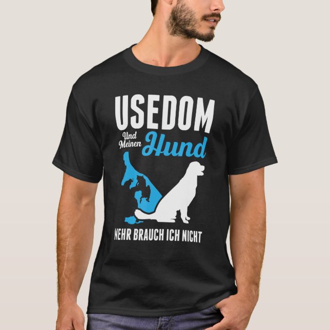 Mens Baltic Sea Island Usedom Coast Holiday Beach  T-Shirt (Vorderseite)
