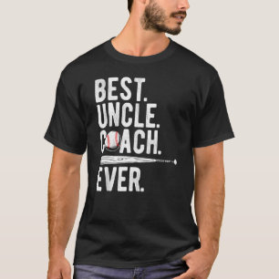 Mens Baseball Best Oncle Coach je stolz Vater Dadd T-Shirt
