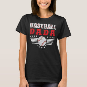 Mens Baseball Dada Sportler Dada Vater's Da T-Shirt